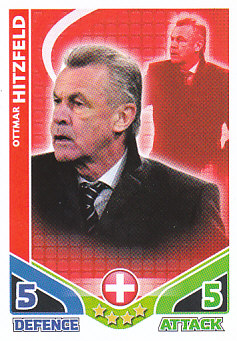 Ottmar Hitzfeld Switzerland 2010 World Cup Match Attax Managers #296